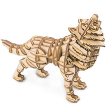 Load image into Gallery viewer, 3D Wooden Animal&amp;Building Puzzle