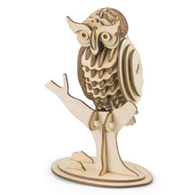 Load image into Gallery viewer, 3D Wooden Animal&amp;Building Puzzle