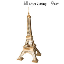 Load image into Gallery viewer, 3D Wooden Animal&amp;Building Puzzle