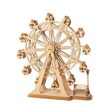 Load image into Gallery viewer, 3D Wooden Animal&amp;Building Puzzle