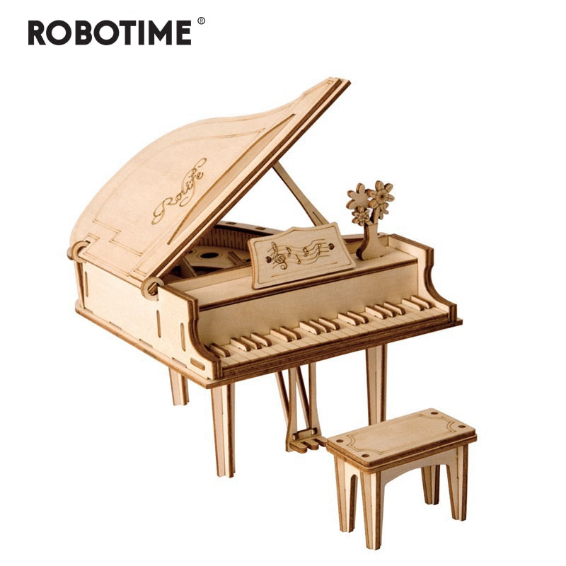 3D Wooden Piano Puzzle