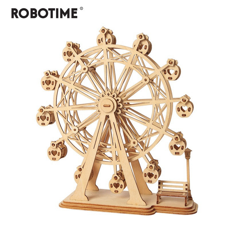 3D  Wooden Ferris Wheel Puzzle